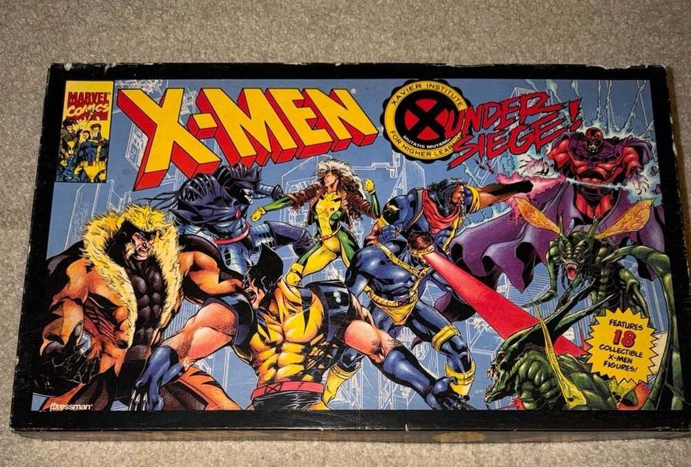 Vintage 1994 X-Men Under Siege Board Game Pressman